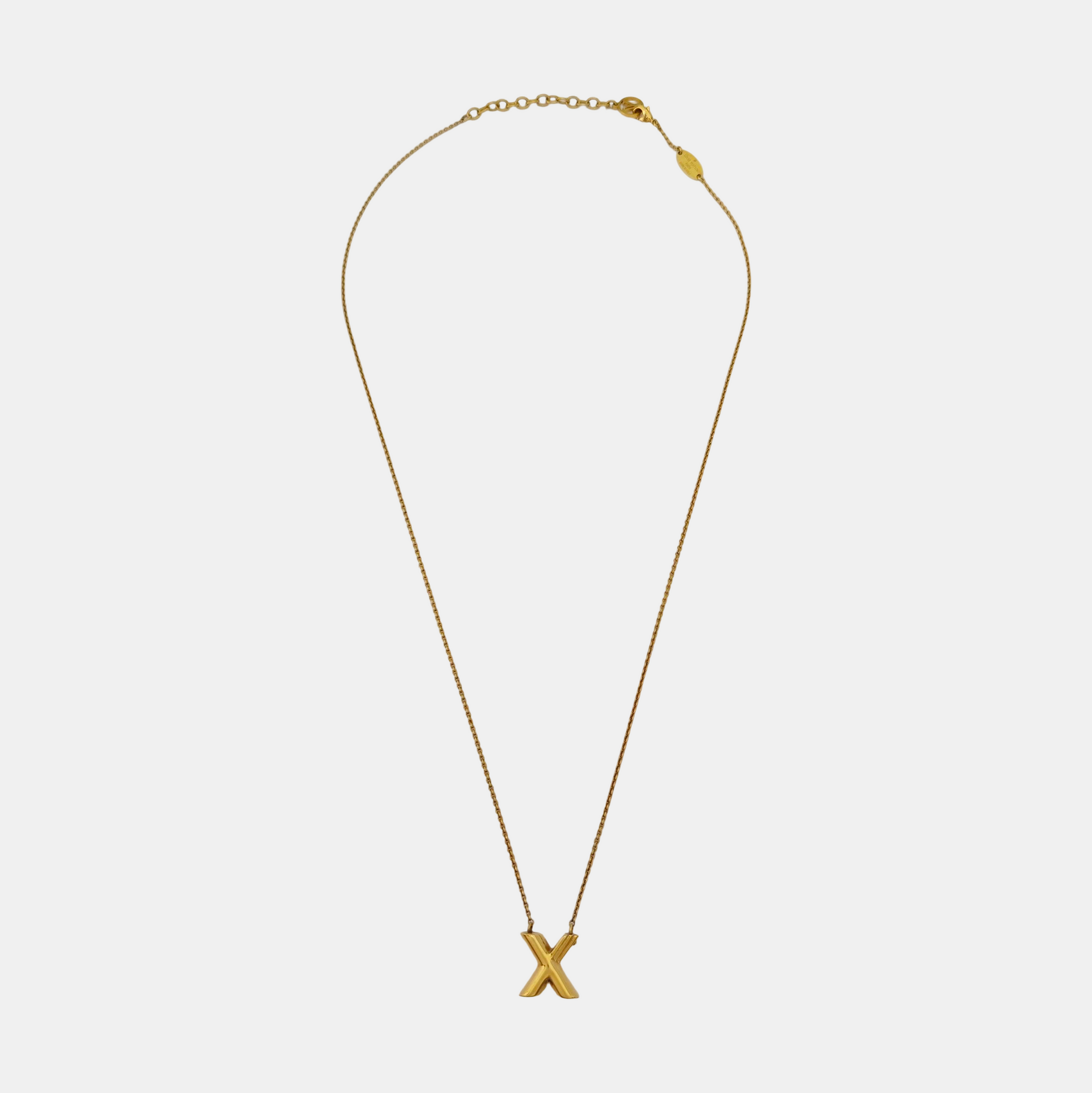 LV &amp; ME Metal Gold Necklace