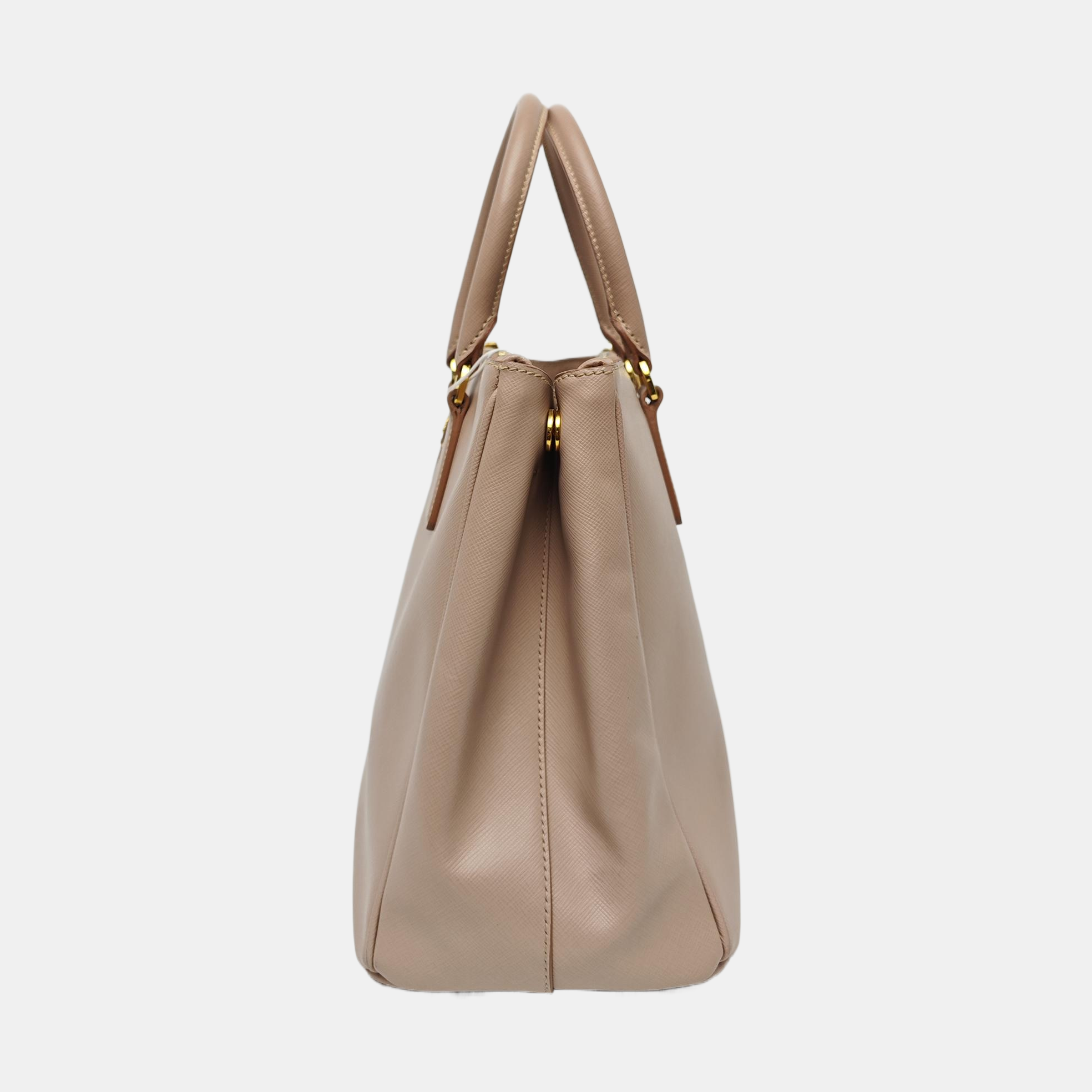 Galleria Large Saffiano Calfskin Pink