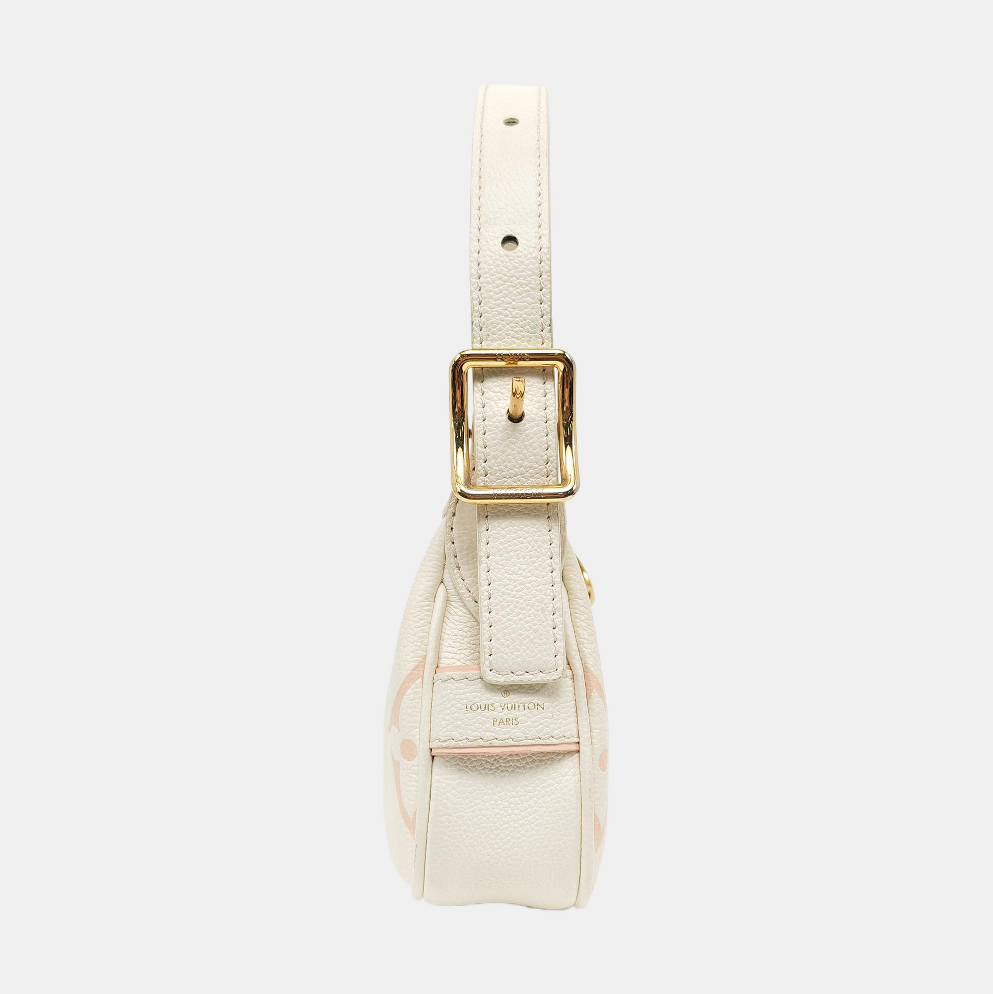 MOON Mini Monogram Calfskin White