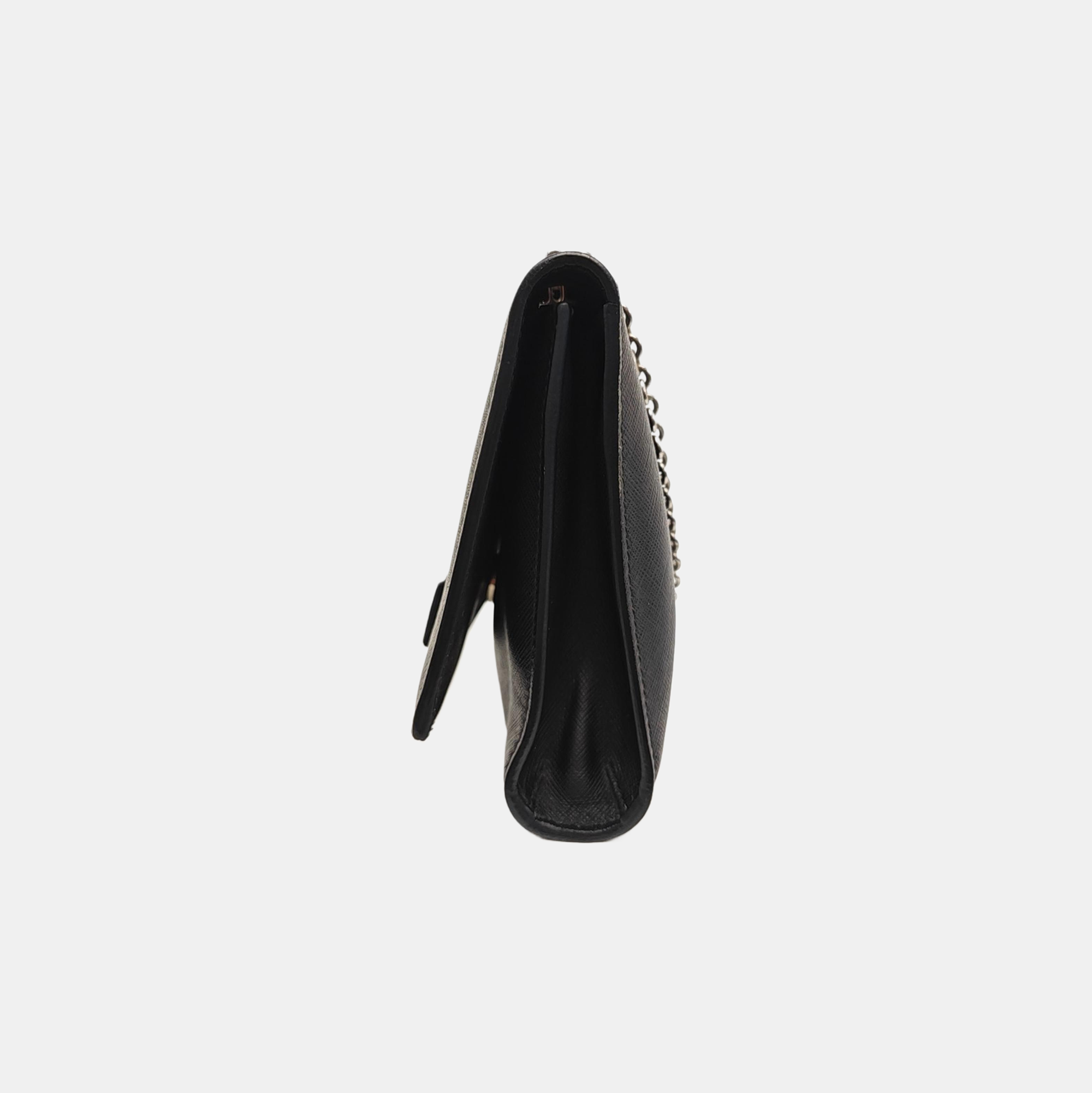 Ginny Small Calfskin Black