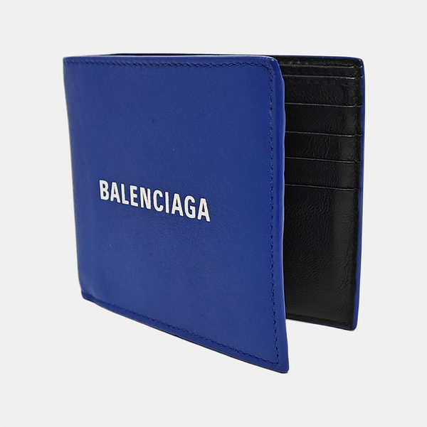 Calfskin Wallet Blue