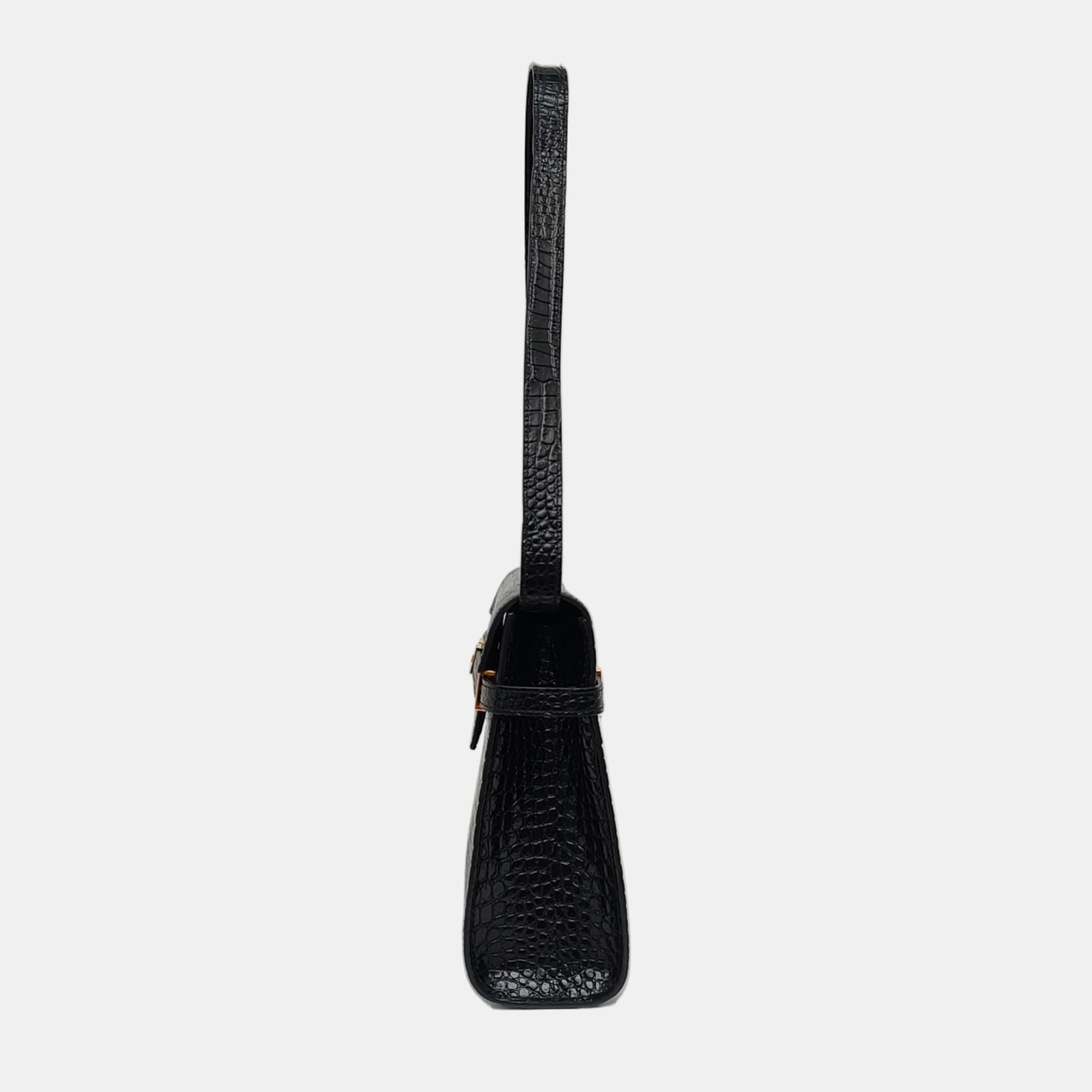 MANHATTAN Medium Calfskin Black