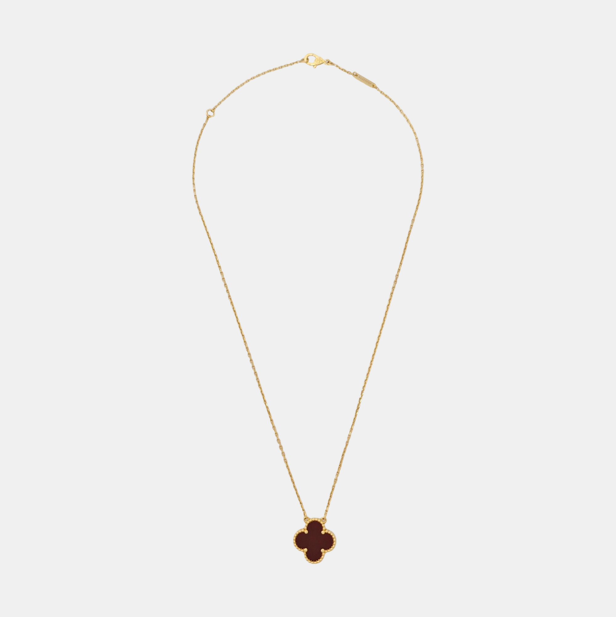 Vintage Alhambra 18k Gold Necklace