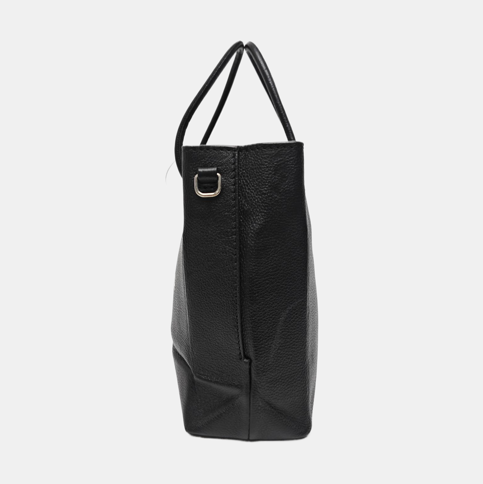 Shopping Bag Large Calfskin Black