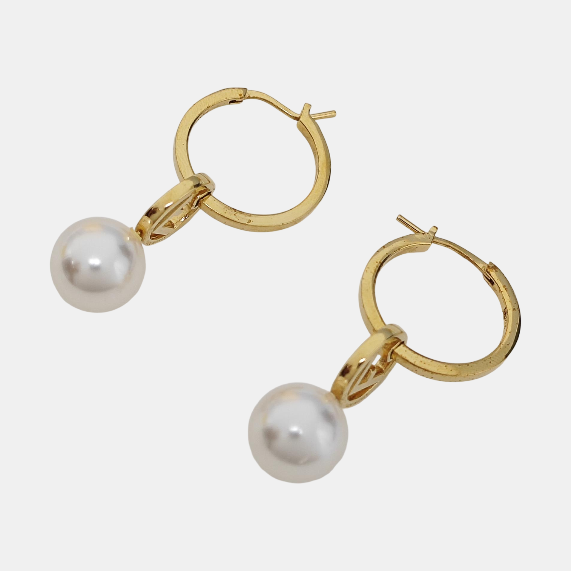 Metal Gold Stud Earrings