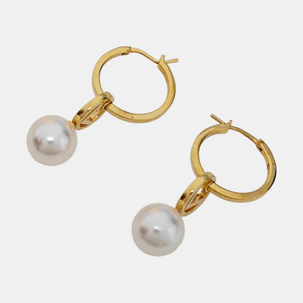 Metal Gold Stud Earrings