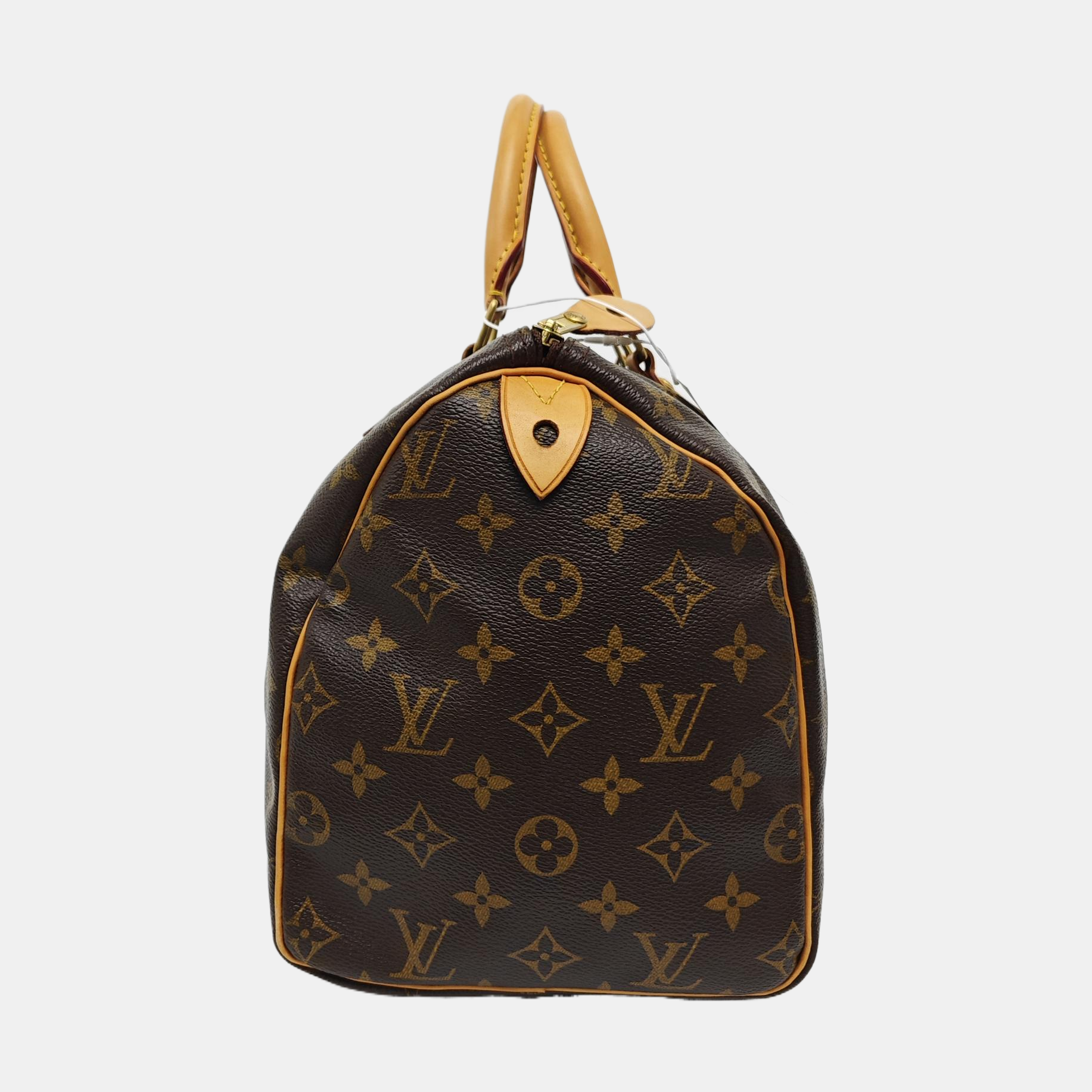 SPEEDY 30 Monogram Coated Canvas Brown