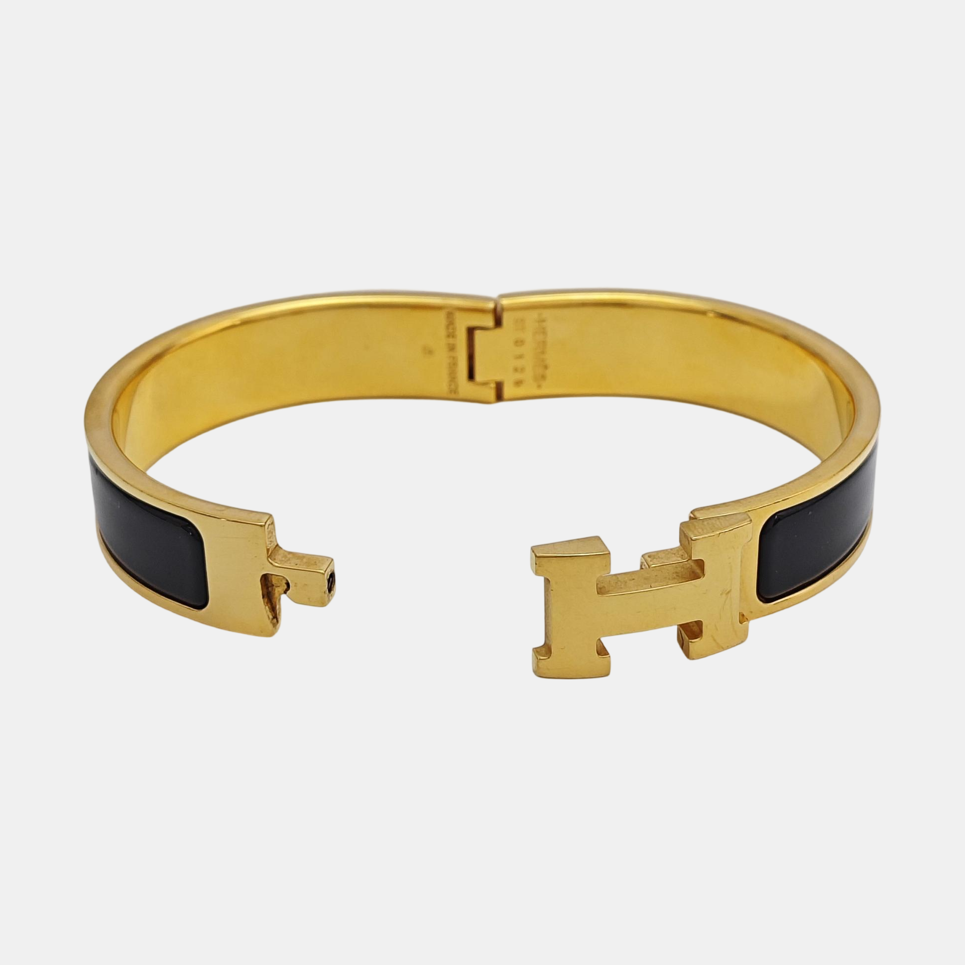 Clic H Metal Gold Bangle