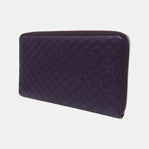 Monogram Calfskin Wallet Purple