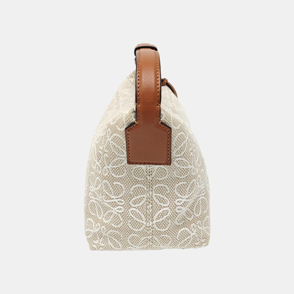 Anagram Small Monogram Canvas Beige