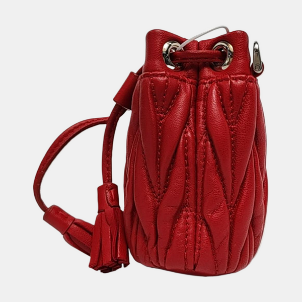 Quilted Lambskin Red