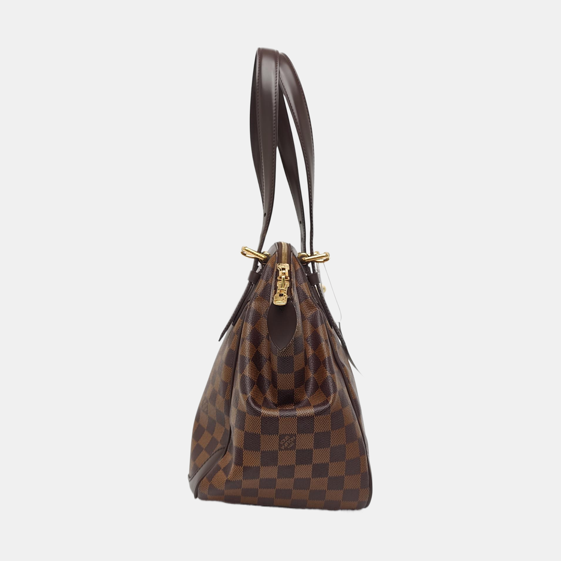 VERONA MM Damier Ebene Coated Canvas Brown