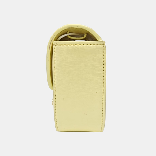 TRIOMPHE Mini Calfskin Yellow