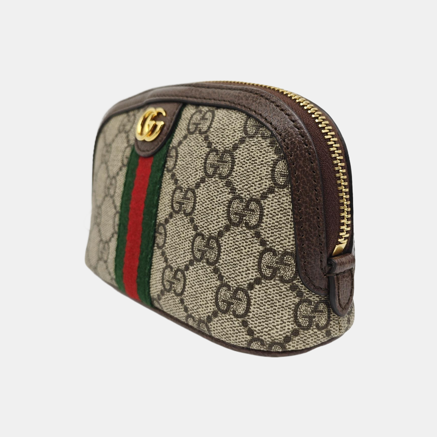 Ophidia Mini Monogram Coated Canvas Beige