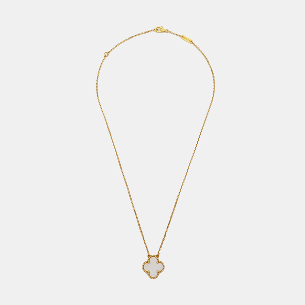 Vintage Alhambra 18k Gold Necklace
