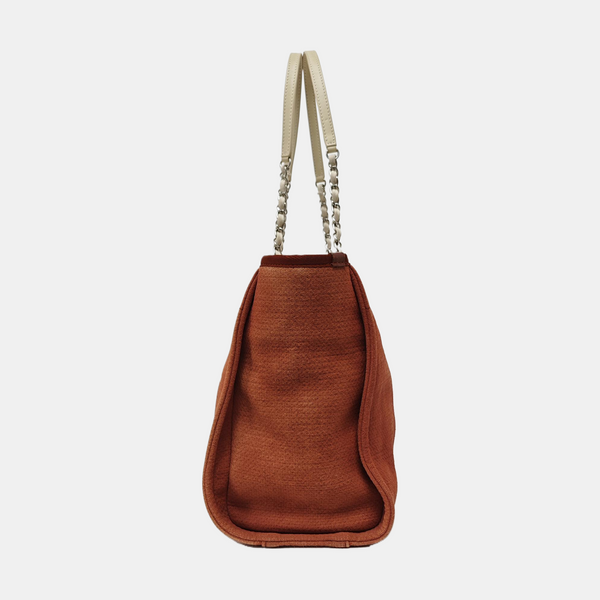 Authenticated pre-owned  DEAUVILLE Canvas Brown - Tote Bag at Looply