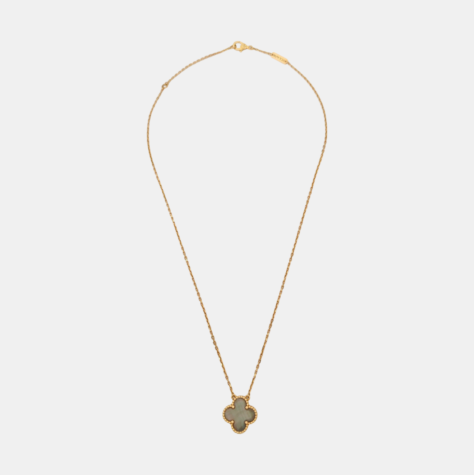 Vintage Alhambra 18k Rose Gold Necklace