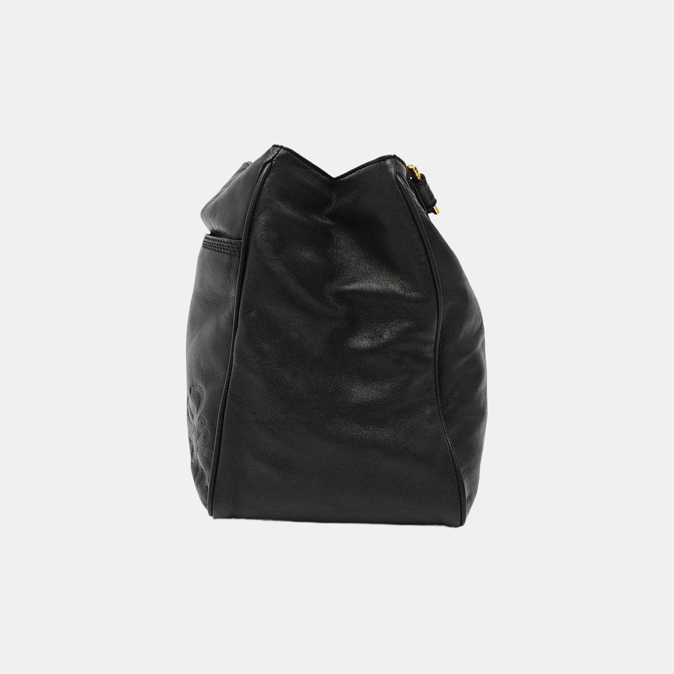Lambskin Shoulder Bag Black