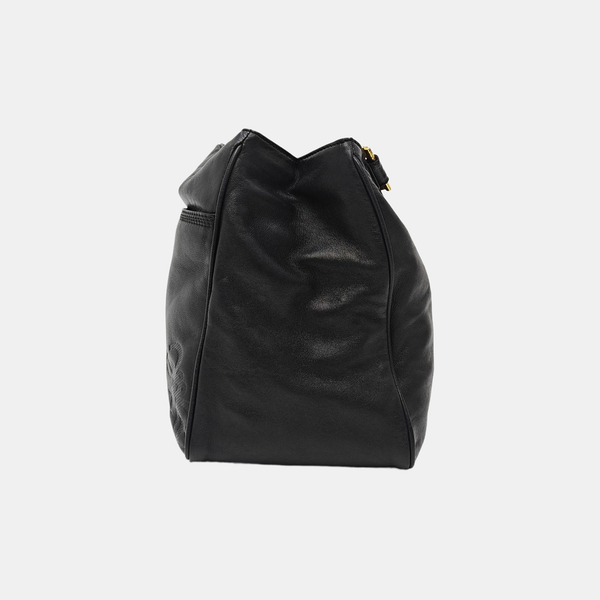 Lambskin Shoulder Bag Black