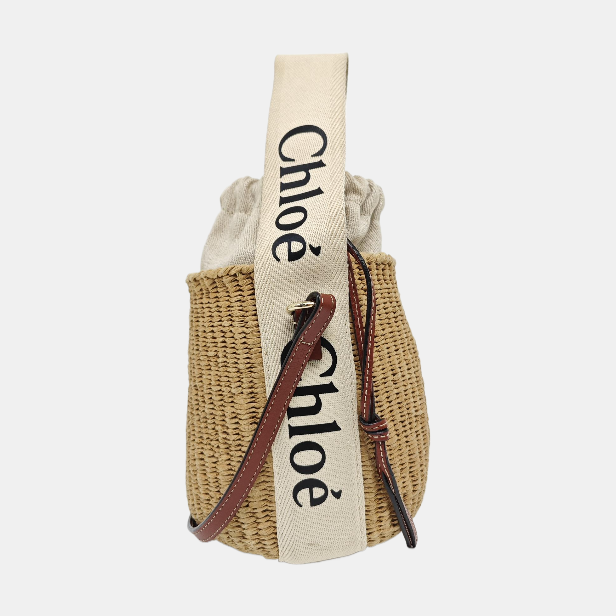 Special Material Shoulder Bag Brown
