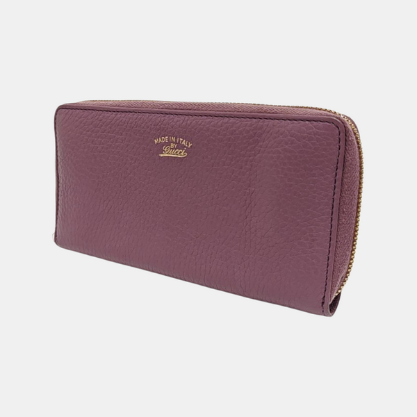 Bamboo 1947 Mini Calfskin Purple Wallet