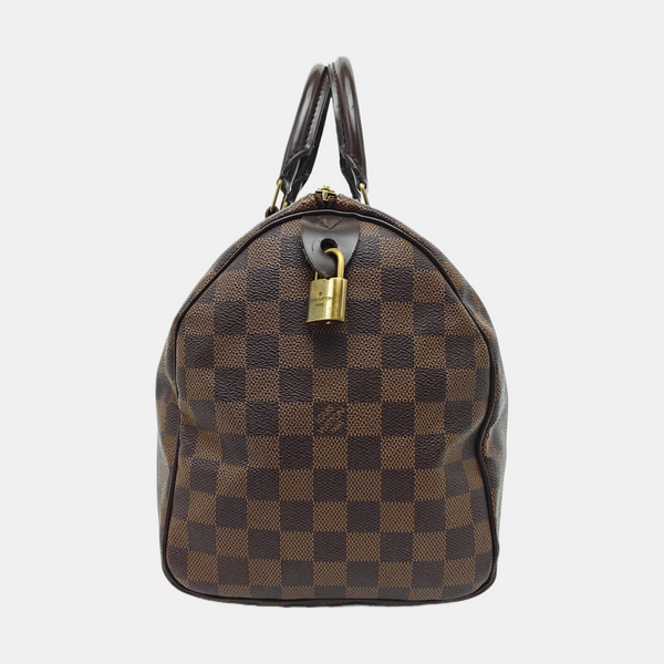SPEEDY 30 Damier Ebene Coated Canvas Brown