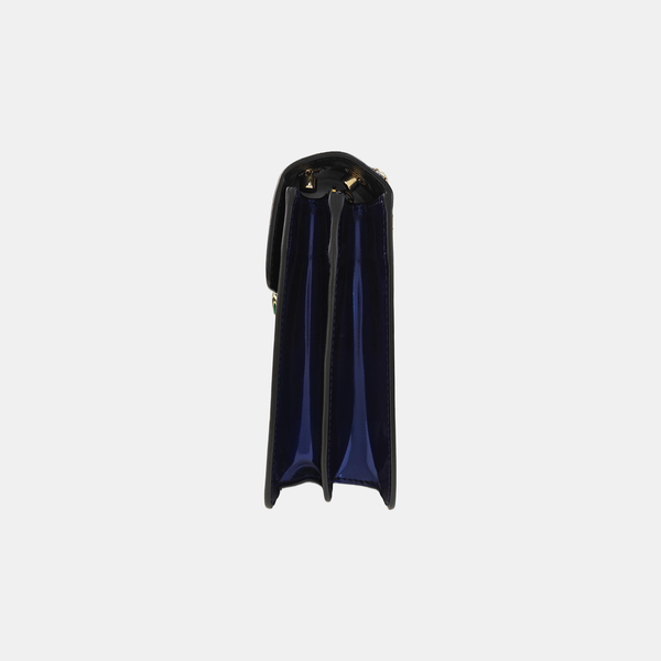 SERPENTI FOREVER Medium Patent Leather Blue