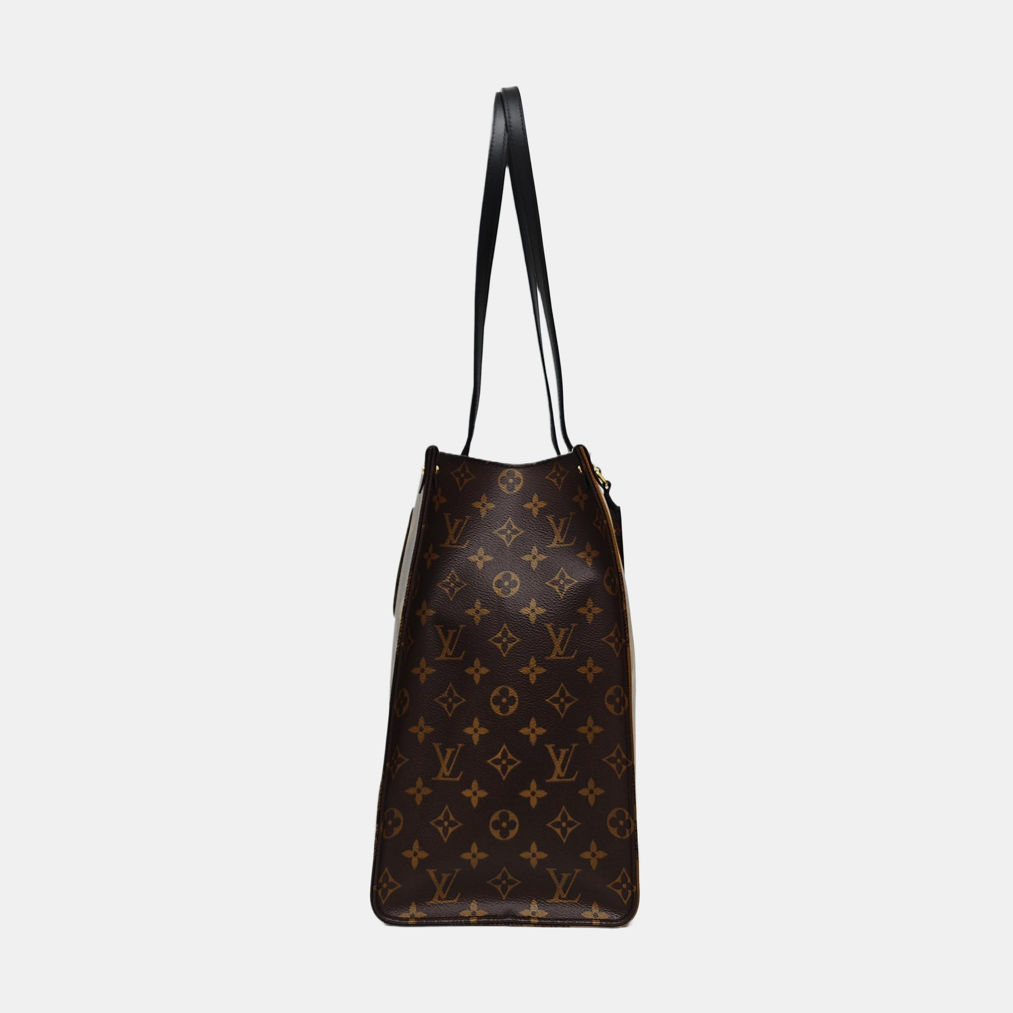ONTHEGO GM Monogram Coated Canvas Brown