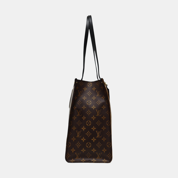 ONTHEGO GM Monogram Coated Canvas Brown