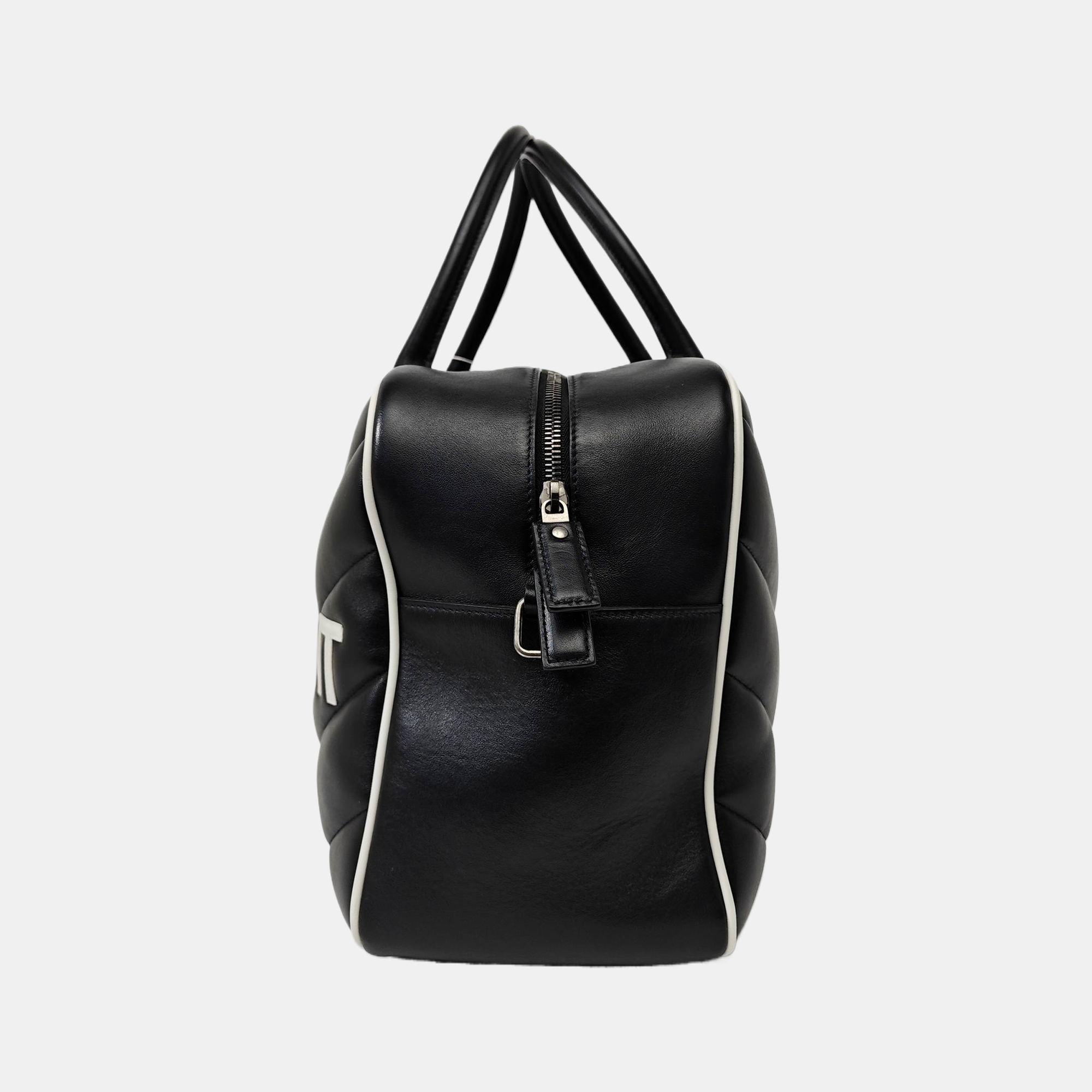 Calfskin Shoulder Bag Black