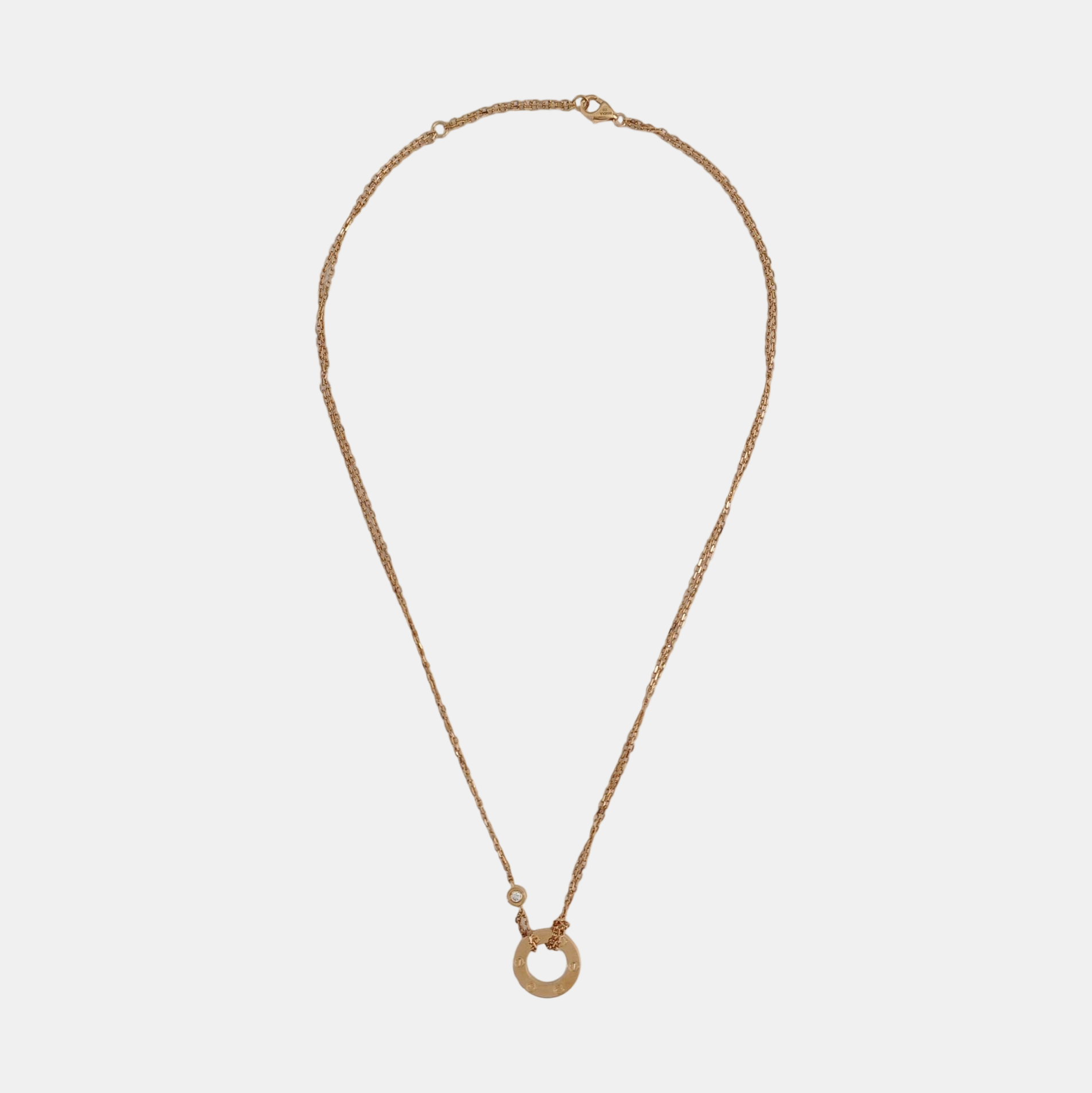 LOVE 18k Rose Gold Necklace