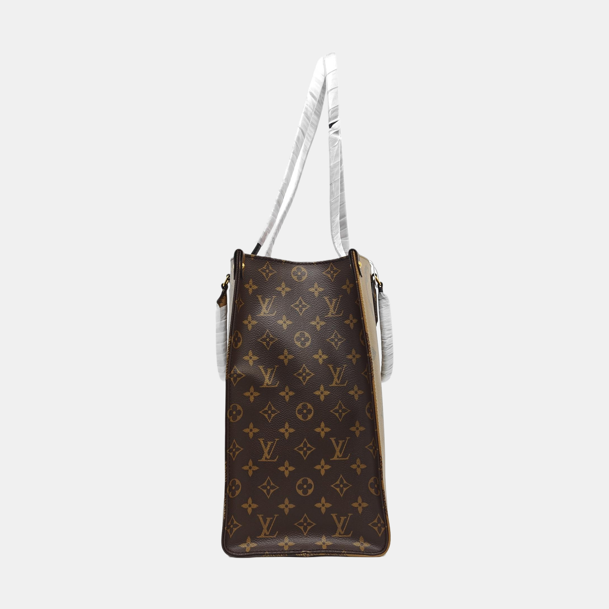ONTHEGO GM Monogram Coated Canvas Brown