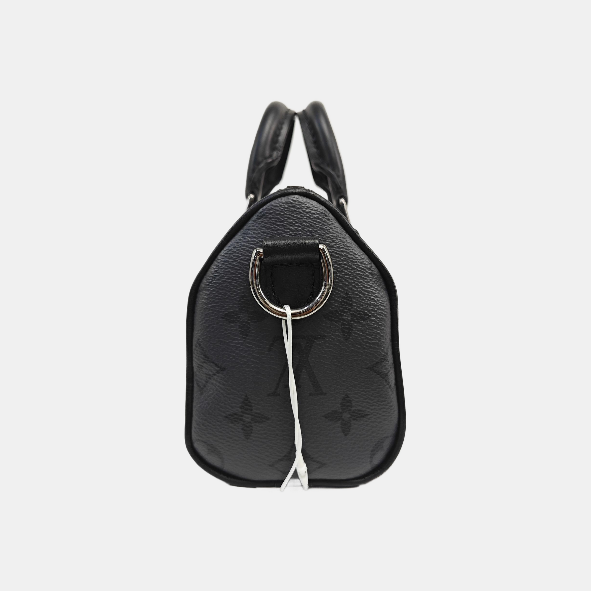 KEEPALL Mini Monogram Coated Canvas Black