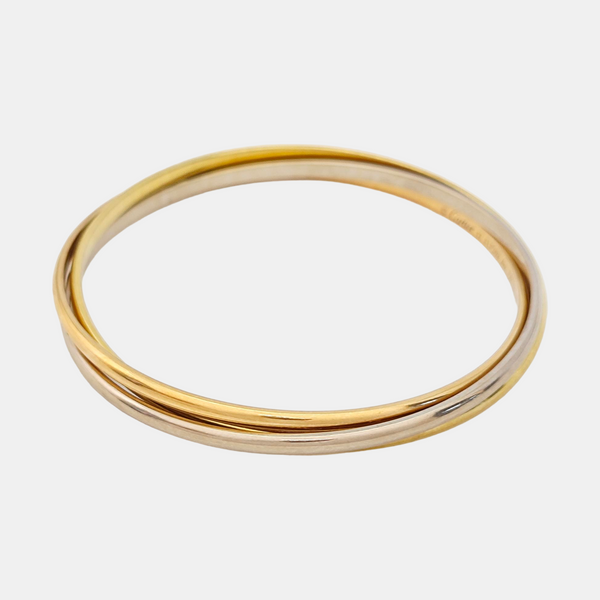 TRINITY 18k White Gold Multicolor Bangle