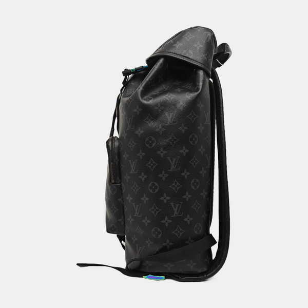 Coated Canvas Backpack Black