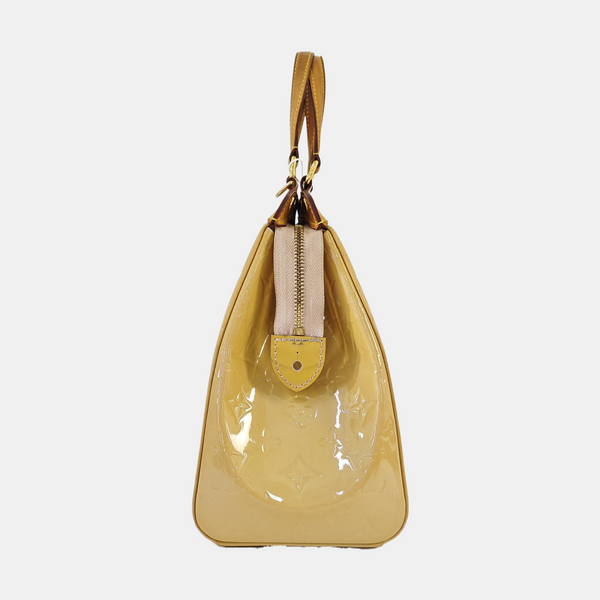 BREA MM Monogram Patent Leather Yellow