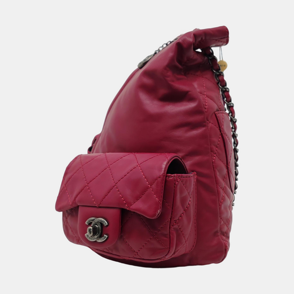 Quilted Calfskin Red