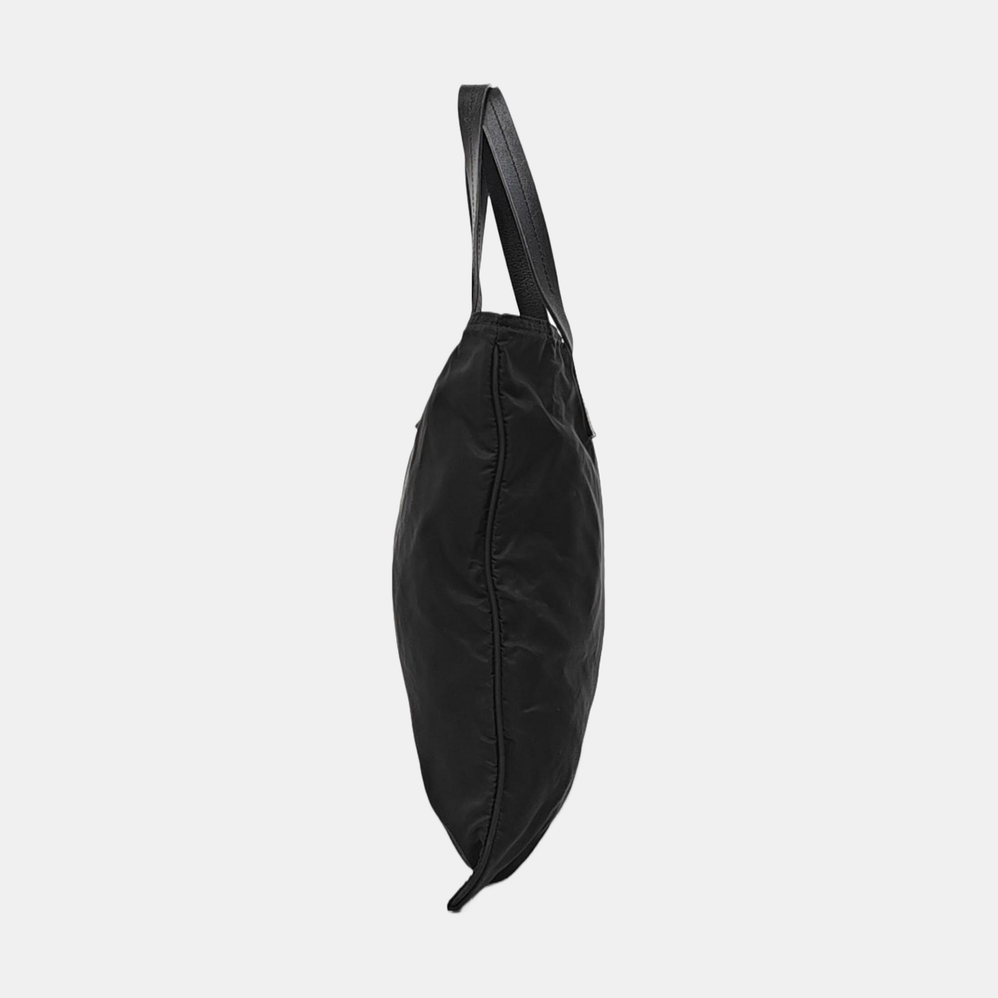 Nylon Tote Bag Black