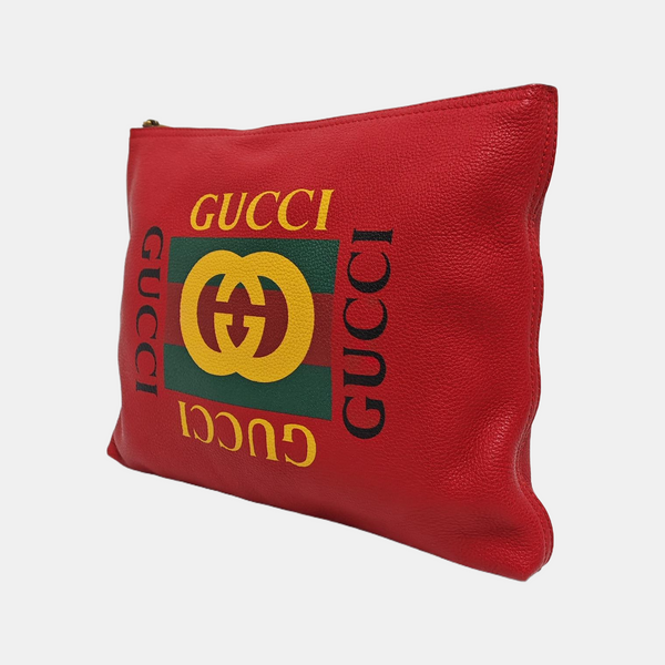 Print Medium Calfskin Red