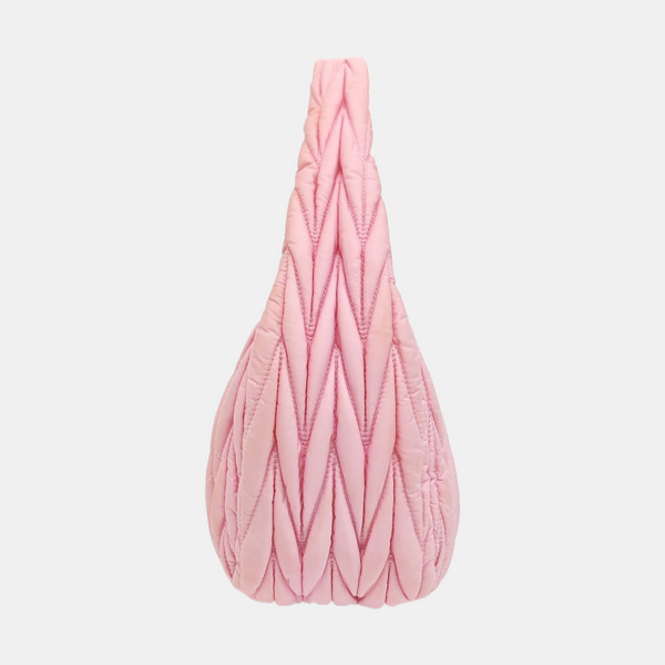 Wander Matelassé Mini Quilted Fabric Pink