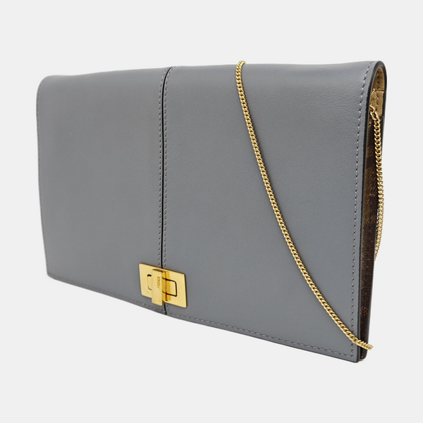 Peekaboo Mini Calfskin Blue