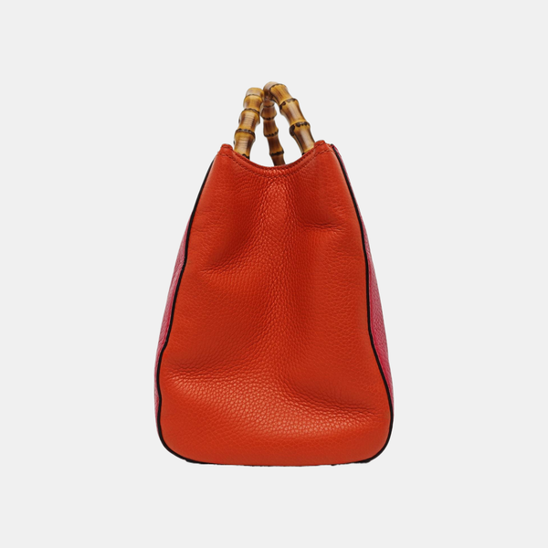 Bamboo 1947 Medium Calfskin Red