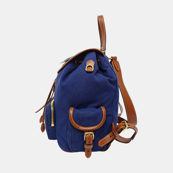 Fabric Backpack Blue