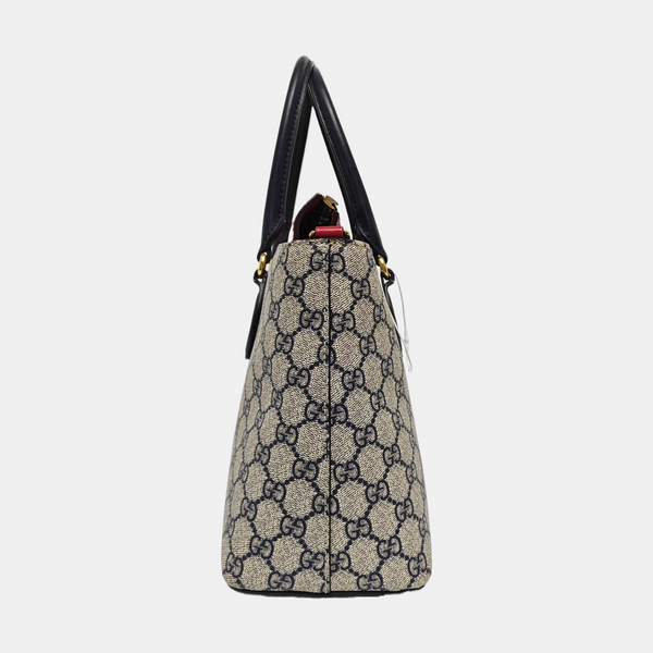 GG Blooms Monogram Coated Canvas Beige