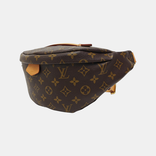BUMBAG Monogram Coated Canvas Brown