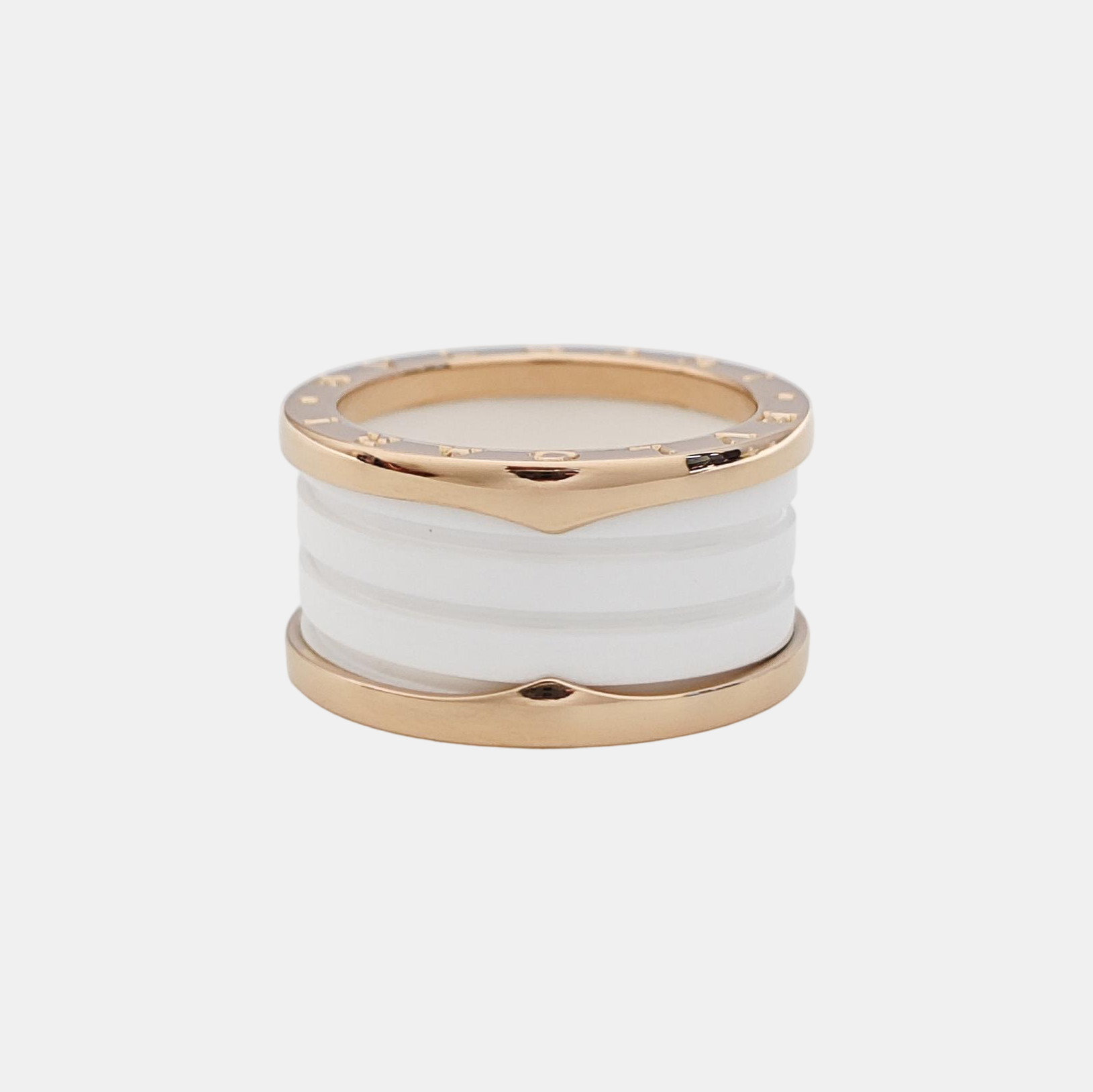 B.ZERO1 18k Rose Gold Ring EU 56