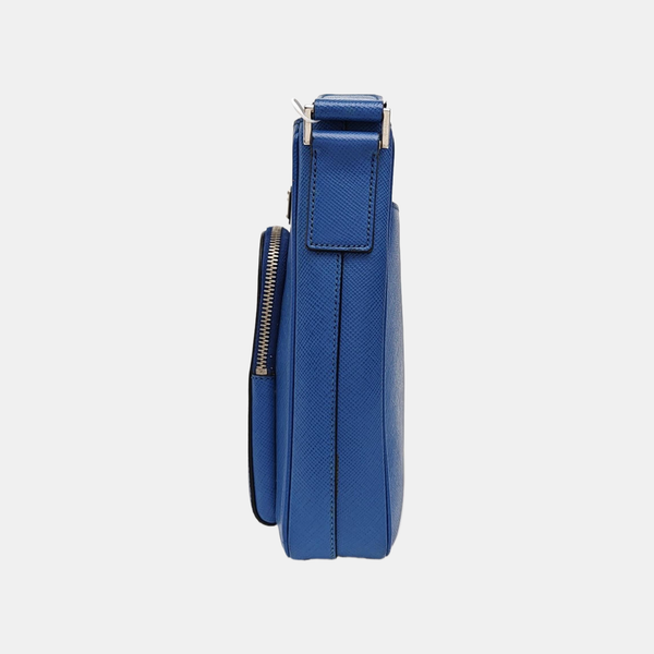 Saffiano Calfskin Tote Bag Blue
