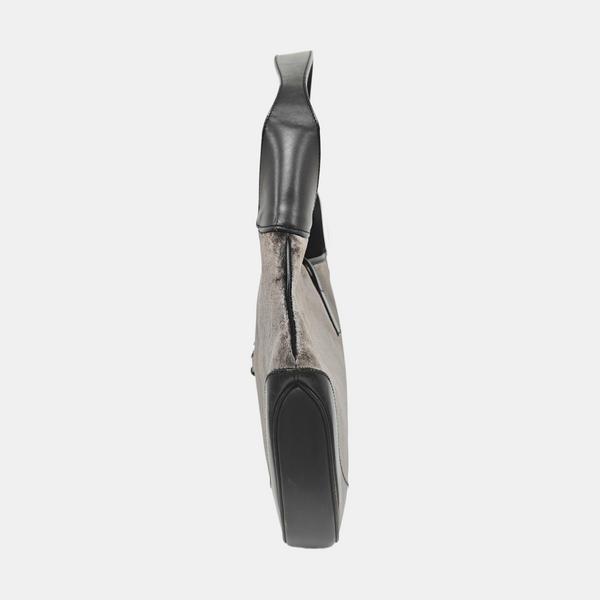 Bardot Monogram Velvet Gray