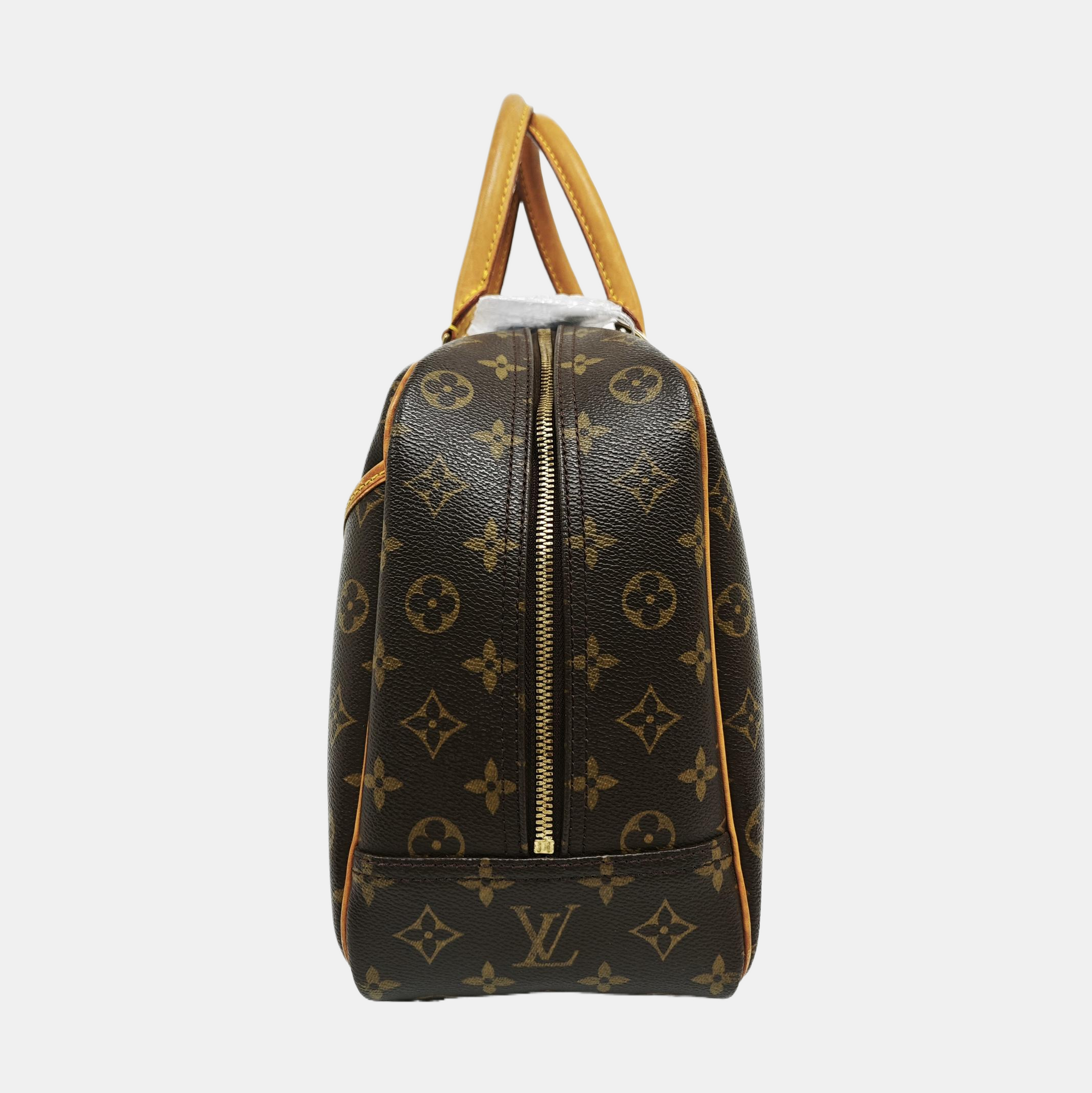DEAUVILLE GM Monogram Coated Canvas Brown