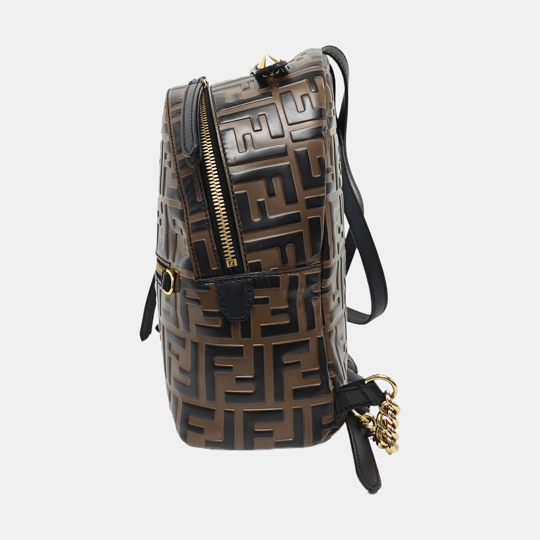 Calfskin Backpack Mini Brown